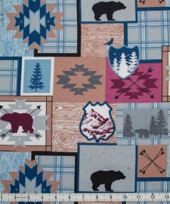 Wilderness Patch Super Snuggle Flannel Fabric