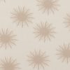White Suns Blizzard Prints Fleece Fabric