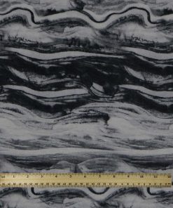 Black Water Super Snuggle Flannel Fabric