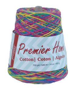 Premier Yarns Home Cotton Multi Cone 700yds Worsted Cotton Yarn