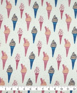 Ice Cream Super Snuggle Flannel Fabric