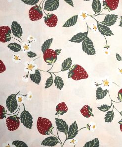 Strawberry   Floral Quilt Cotton Fabric by Keepsake Calico