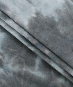 Real Tie Dye   Ultimate Grey Luxe Fleece Fabric