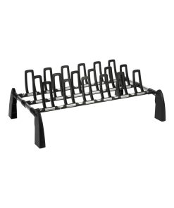 Organize It All 27 Black 9 Pair Floor Shoe Rack
