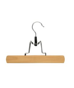 Honey Can Do 9 x 6.5 Maple Wood Pant Clamp Hangers 16pk