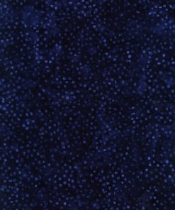 Blue Scattered Dots Batik Cotton Fabric