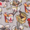Chinese Takeout Blizzard Fleece Fabric