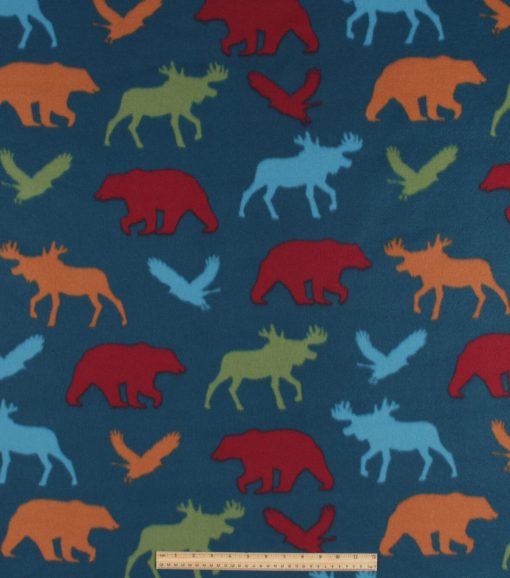 Wilderness Blizzard Fleece Fabric - Image 2