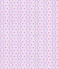 Fabric Traditions Pink Lace Floral Premium Cotton Fabric