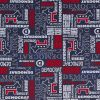 Democratic Tossed Allover Patriotic Cotton Fabric