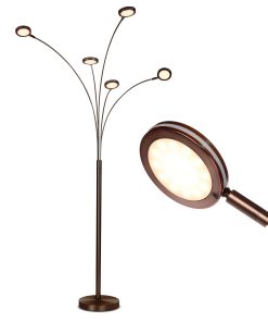 Brightech Orion LED Floor Lamp   Bronze