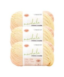 Lion Brand Mandala String 350yds Acrylic Superfine Yarn 3 Bundle