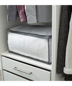 Simplify 24 x 18 Gray Blanket Bag With Handle