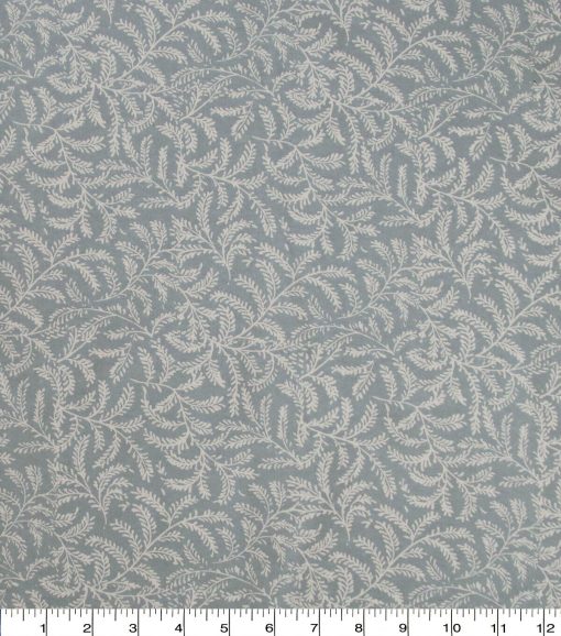 Vines Blue Super Snuggle Flannel Fabric - Image 2