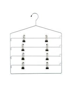 Organize It All 16 Silver 4 Tier Swing Arm Slack Rack Hanger