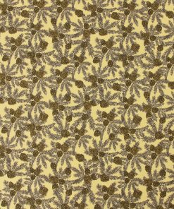 Tree   Pinecones Super Snuggle Flannel Fabric