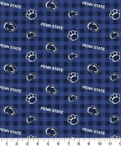 Penn State Nittany Lions Flannel Fabric Checks