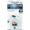 Tuscany Candle Sea   Sand Car Freshener