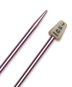 Susan Bates 14 Single Point Size 7 Silvalume Knitting Needle Set