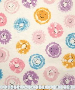 POP! Super Snuggle Smile Face Blob Flannel Fabric