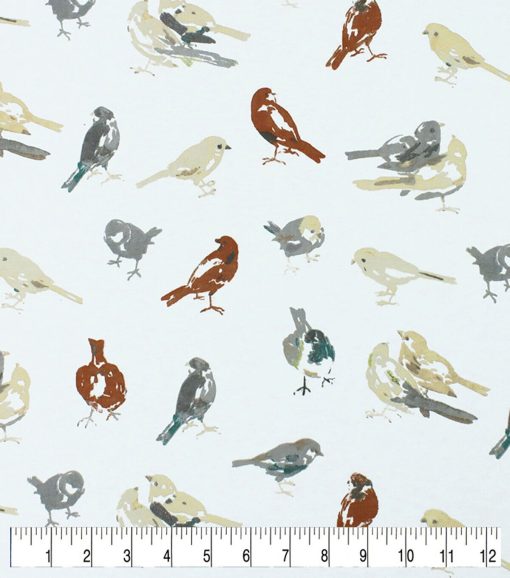 Birds Super Snuggle Flannel Fabric - Image 3