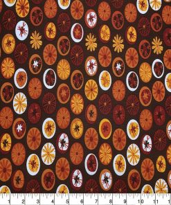Autumn Buttons Quilt Cotton Fabric by Quilter s Showcase