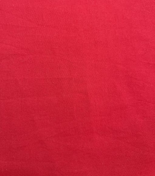 Red 1 Piece Cotton Fabric Quarter - Image 2