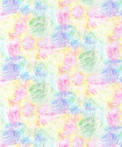 Multicolor Pastel Oil Slick Cotton Fabric Keepsake Calico