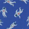 Astronaut Blizzard prints fleece Fabric