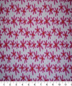 Pink Floral   Mint Dots Quilt Cotton Fabric by Quilter s Showcase