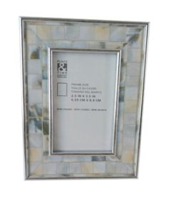2.5 x 3.5 Mosaic Plastic Tabletop Picture Frame by Place   Time