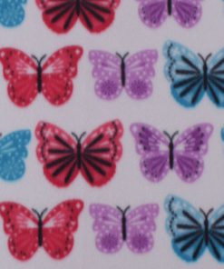 Cutout Butterflies Blizzard Fleece Fabric