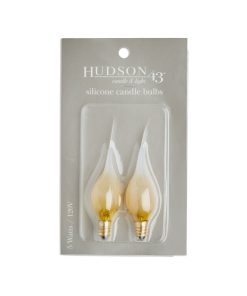 5 Watt Silicone Flamless Candle Replacement Bulbs 2pk by Hudson 43