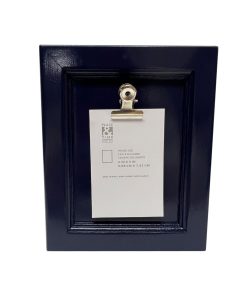 2 x 3 Navy Tabletop Picture Frame With Clip by Place   Time