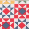 Red Simple Star Blizzard Fleece Fabric
