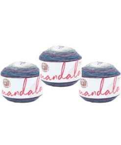 Lion Brand Mandala 590yds Light Weight Acrylic Yarn 3 Bundle