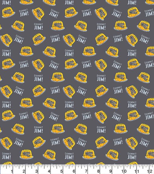 The Office Pranks Stapler Cotton Fabric