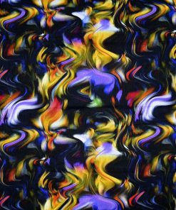 Oil Spill Multi Premium Cotton Fabric