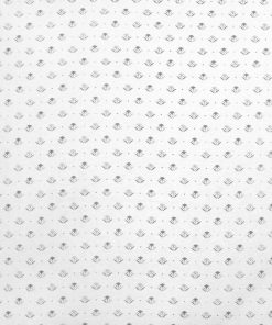 Stamped Floral Blue Super Snuggle Cotton Fabric