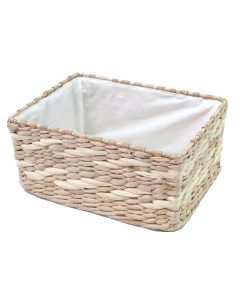 Organizing Essentials 10 x 7.5 Rush Basket With Metal Frame