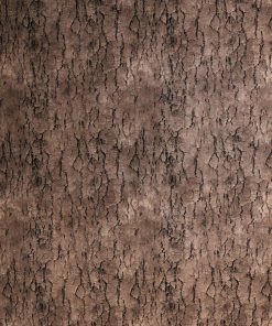 Dark Brown Tree Bark Texture Cotton Fabric by Keepsake Calico