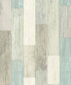 RoomMates Wallpaper Coastal Weathered Plank