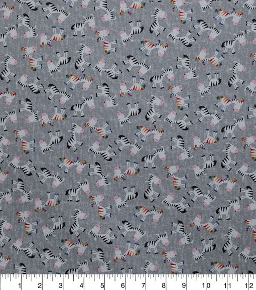 Zebra Novelty Cotton Fabric - Image 2