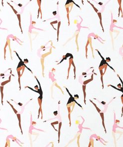 Ballerinas Super Snuggle Flannel Fabric