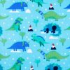Winter Dinosaurs Anti Pill Fleece Fabric