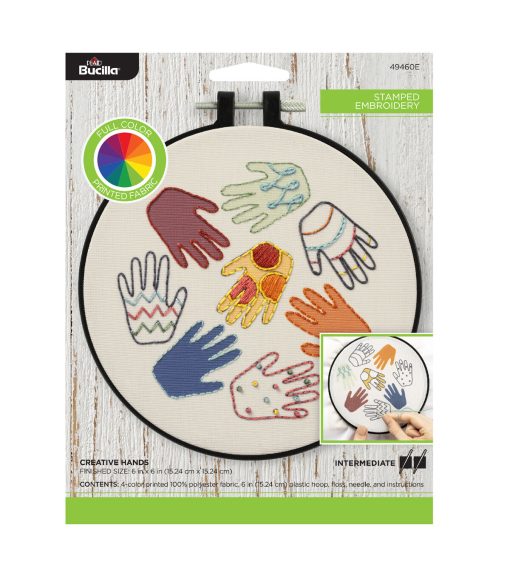 Bucilla 6 Creative Hands Embroidery Kit - Image 2