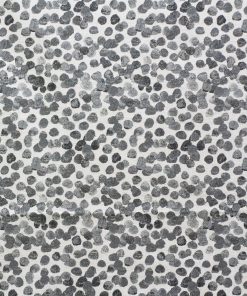 Black Dots Quilt Glitter Cotton Fabric by Keepsake Calico