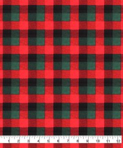 Tri Buffalo Check Super Snuggle Flannel Fabric