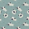 Pugs Super Snuggle Flannel Fabric