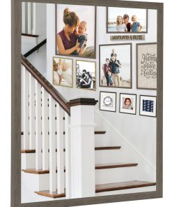16 x 20 Rustic Gray Thin Molding Poster Frame by Place   Time